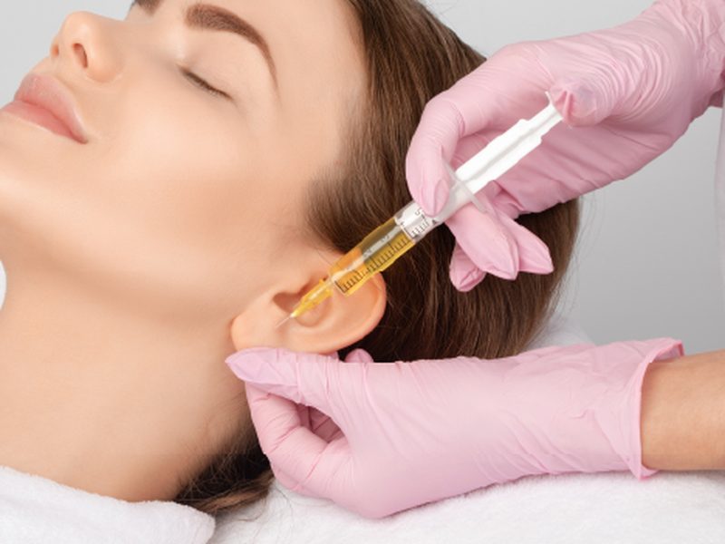 Earlobe repair at Genesis Dermatology, Chennai