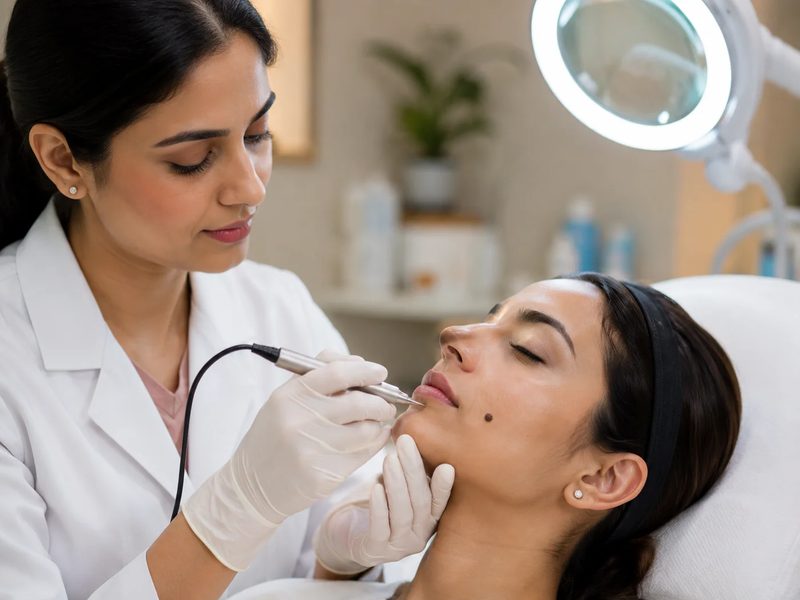 Wart removal at Genesis Dermatology, Chennai