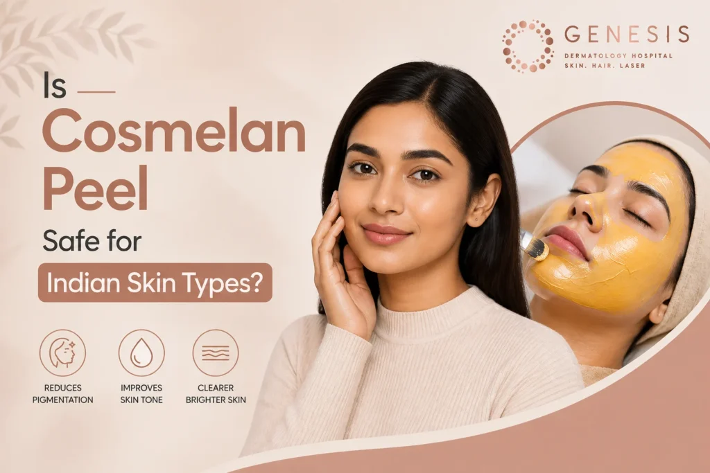 Alert Famous! Is Cosmelan Peel Safe for Indian Skin Types?Best dermatologist for cosmelan peel in chennai