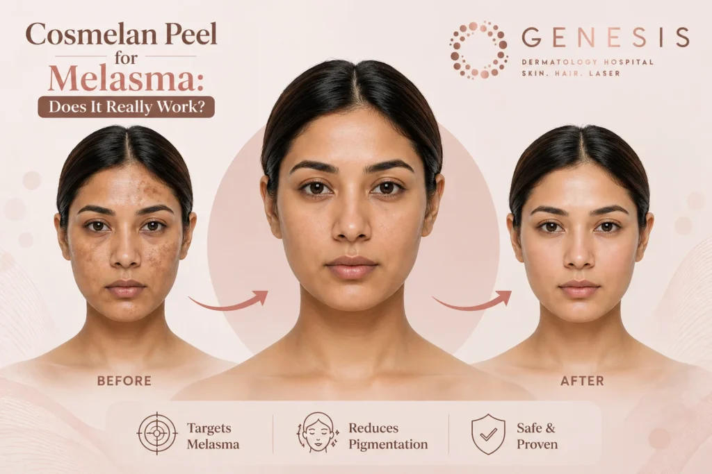 Useful Insights. Cosmelan Peel for Melasma: Does It Really Work?skin clinic in ashok nagar for melasma